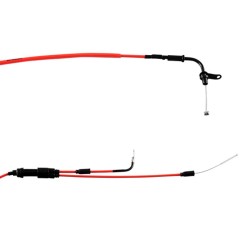 Cable de acelerador Doppler con funda roja Rieju MRT /...