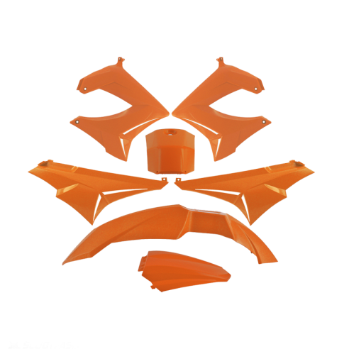 TNT Plastic / Fairing Kit Derbi Senda Xtreme - XRace 03-10 Orange