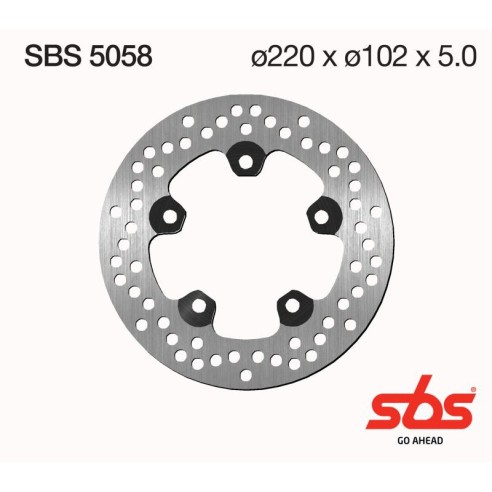 Disco trasero SBS Aprilia RS 125 93-05
