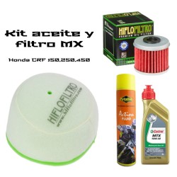 Kit aceite + filtros Honda CRF 150,250, 450