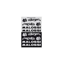 Malossi Sticker Sheet Black/Silver