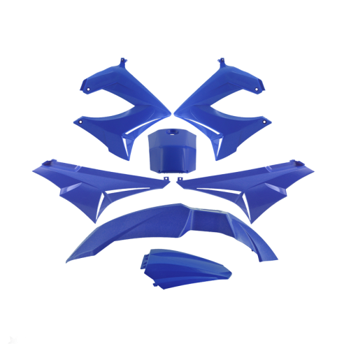 Plastic kit / fairing TNT Derbi Senda Xtreme - XRace 03-10 Blue