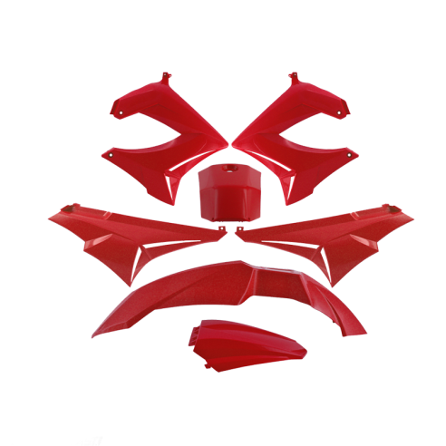Plastic kit / fairing TNT Derbi Senda Xtreme - XRace 03-10 Red